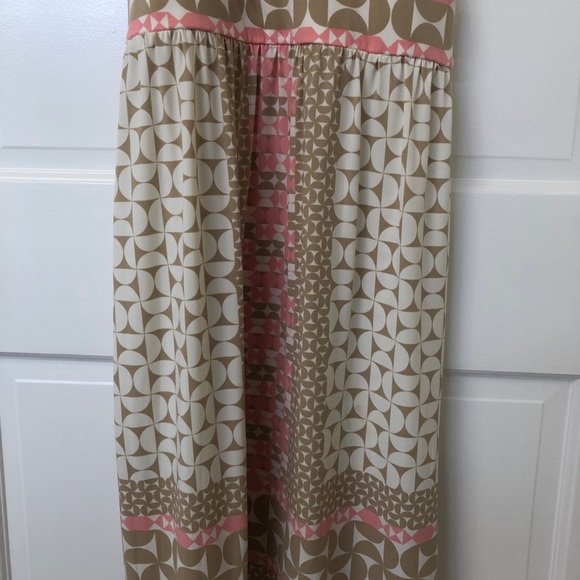 London Times Pink and Beige Geometric Dress size 4 - Picture 3 of 6